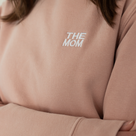 Mother's Day 2023: The Mom Premium Pigment Dyed Crew (Dusty Pink)