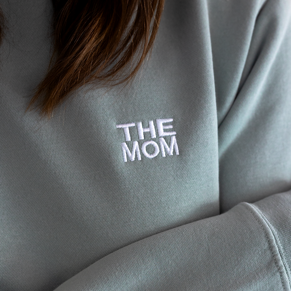 Mother's Day 2023: The Mom Premium Pigment Dyed Crew (Sage)