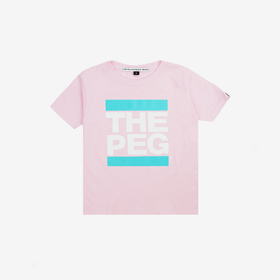 Kids Tee Shirt (Pink/Aqua)