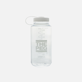 Nalgene® 32oz Widemouth Water Bottle (Clear/White)